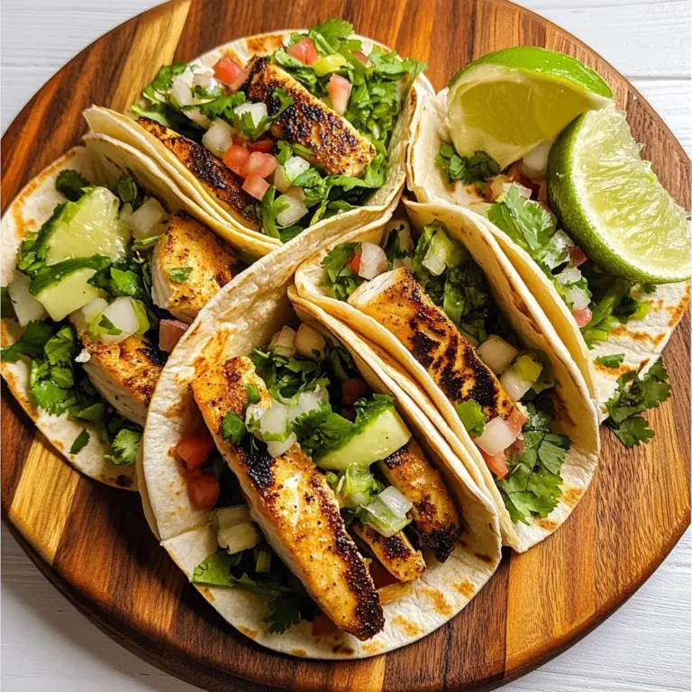 Mahi Mahi Tacos with Fresh Pico de Gallo
