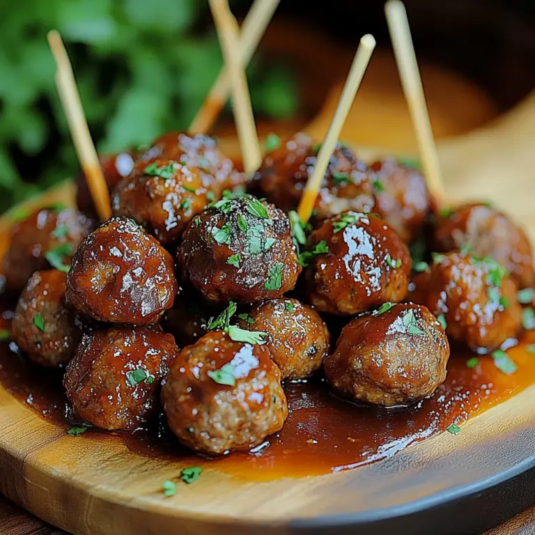 Mouthwatering BBQ Meatballs