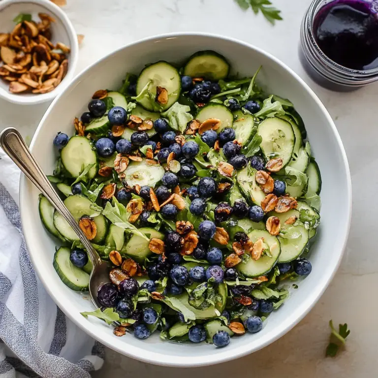 Blueberry Cucumber Salad