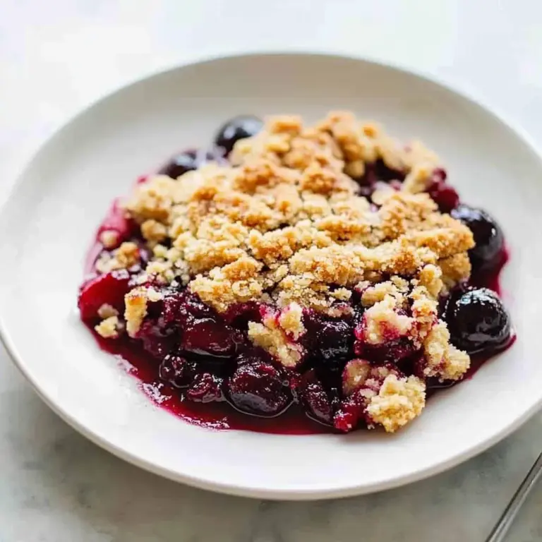 Cherry Crumble Recipe