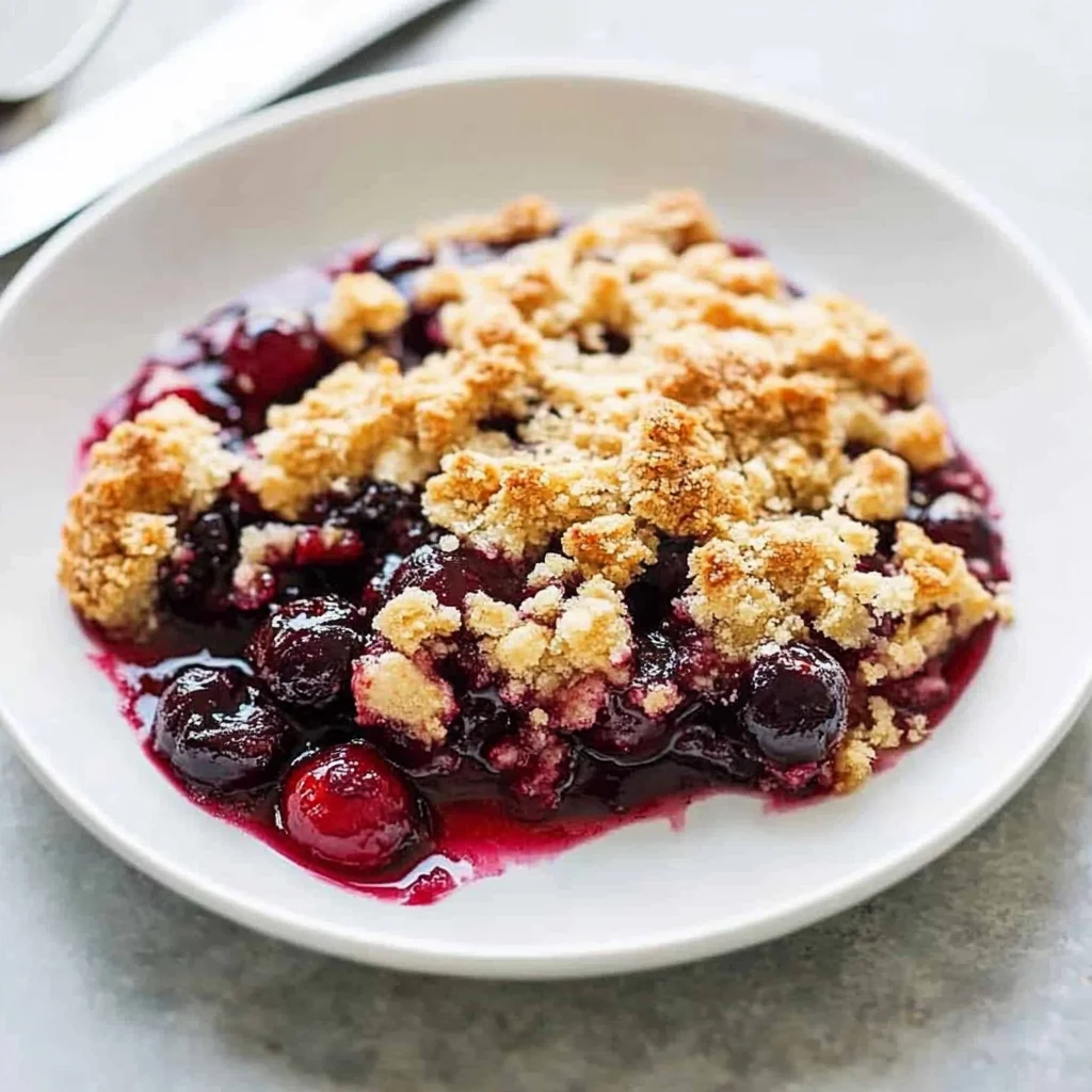Cherry Crumble Recipe