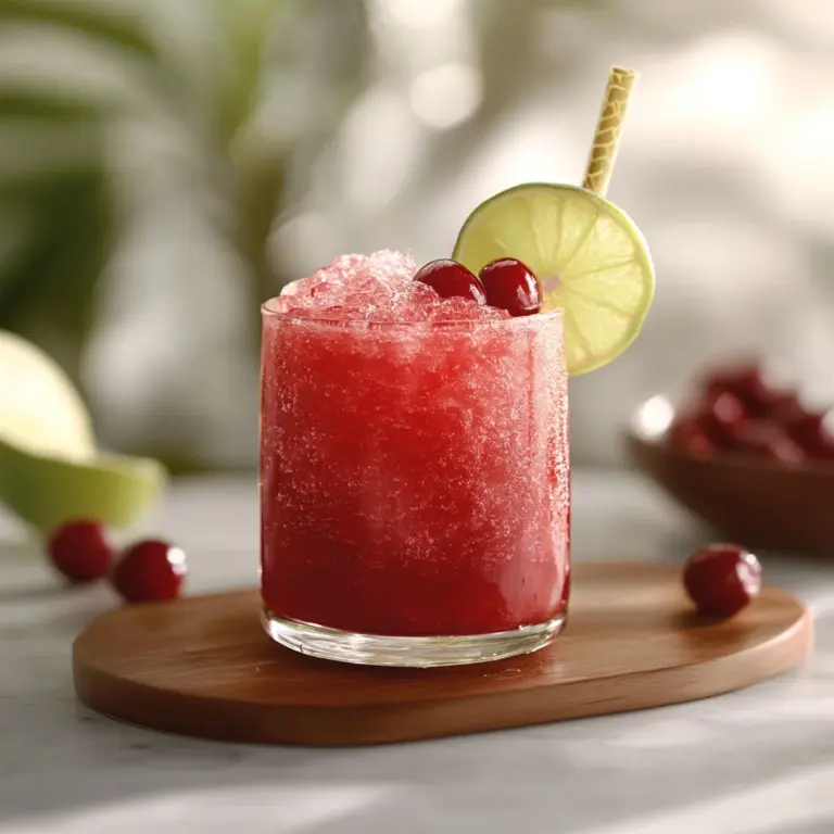 Cherry Lime Slushie