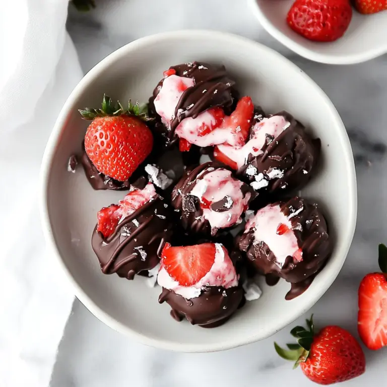 Chocolate Strawberry Yogurt Clusters