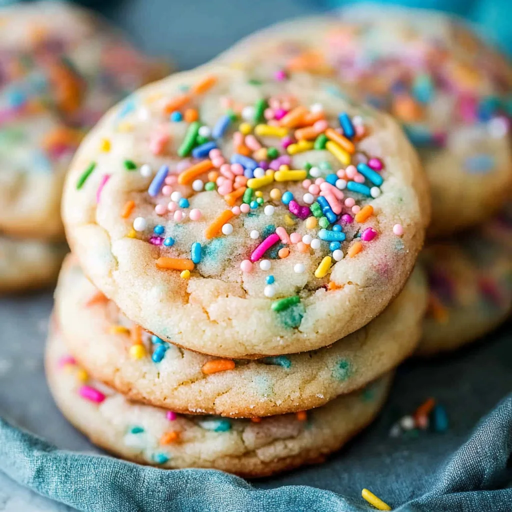 Drop Style Sprinkle Sugar Cookies
