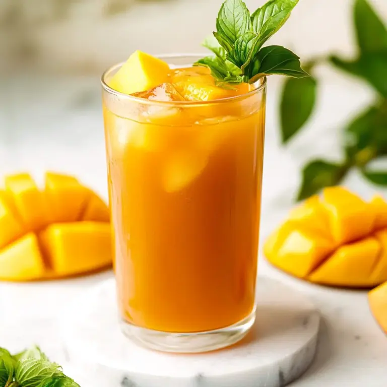 Easy Mango Iced Tea