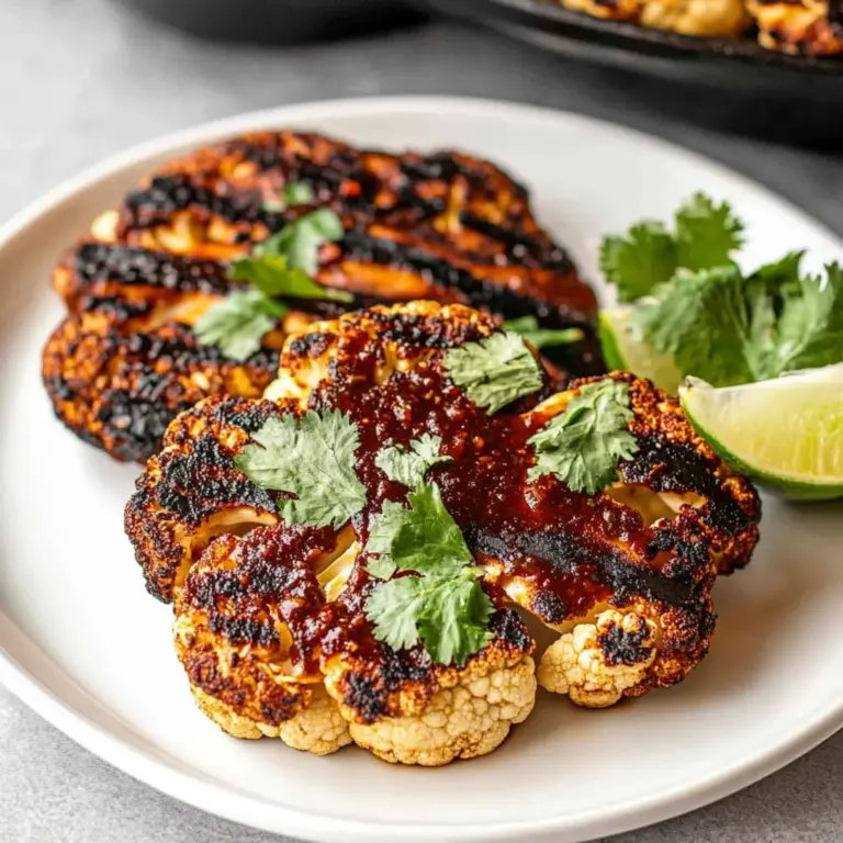 Grilled Chili-Lime Cauliflower Steaks