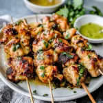 Honey Garlic Chicken Skewers