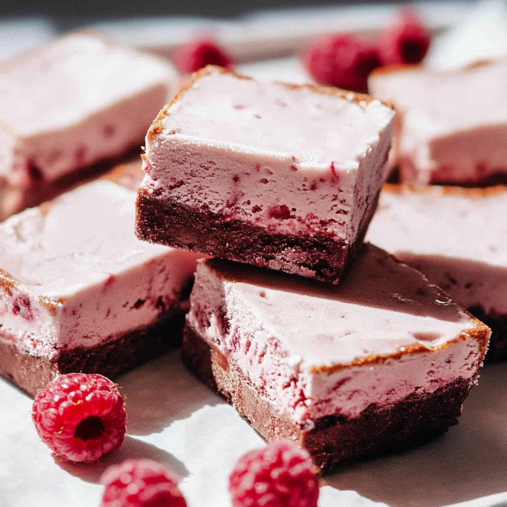 Raspberry Ice Cream Sandwiches
