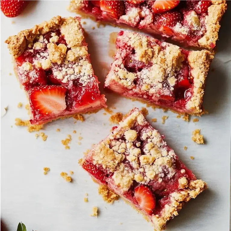 Strawberry Pie Bars
