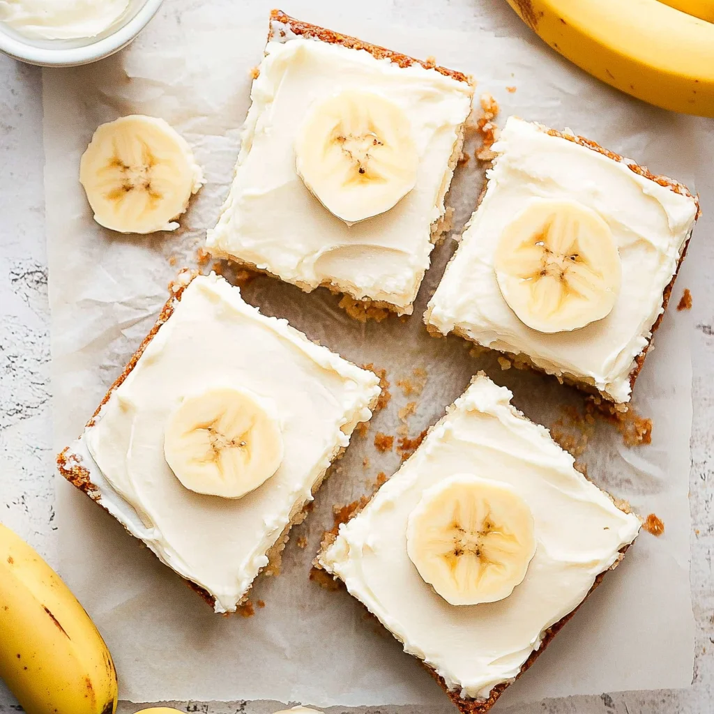 Banana Bars with Cream Cheese Frosting
