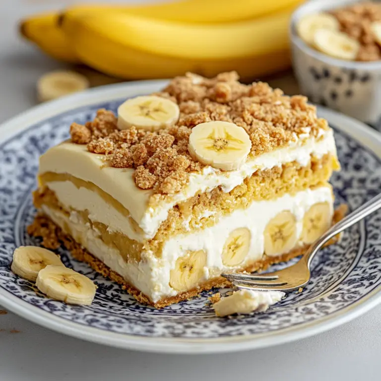 Banana Pudding Lasagna
