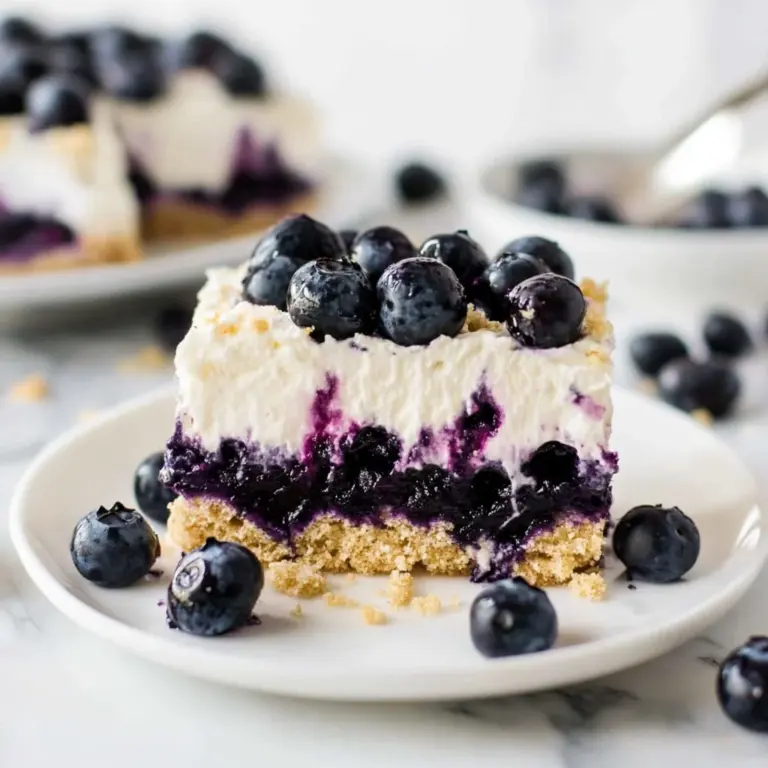 Blueberry Cheesecake Icebox Cake