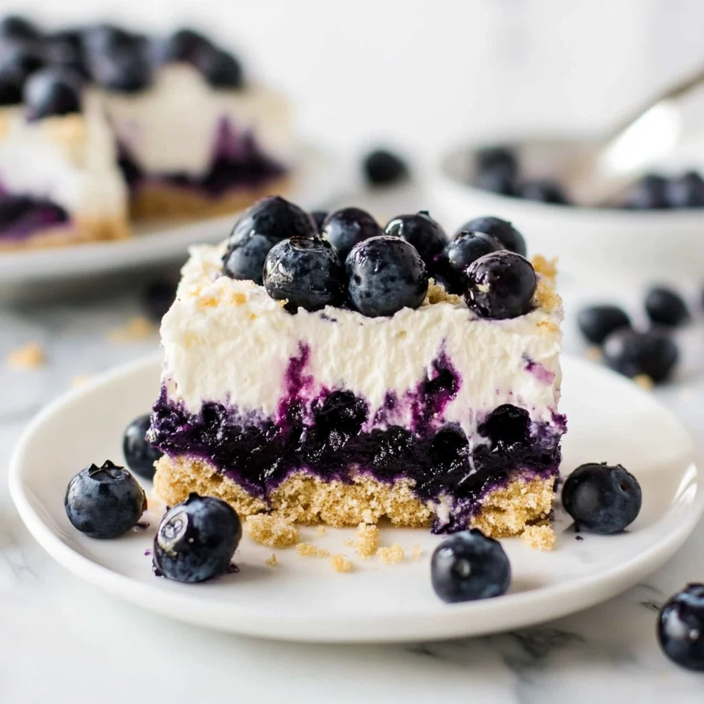 Blueberry Cheesecake Icebox Cake