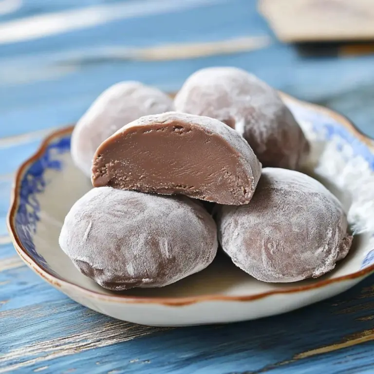 Chocolate Mochi Ice Cream
