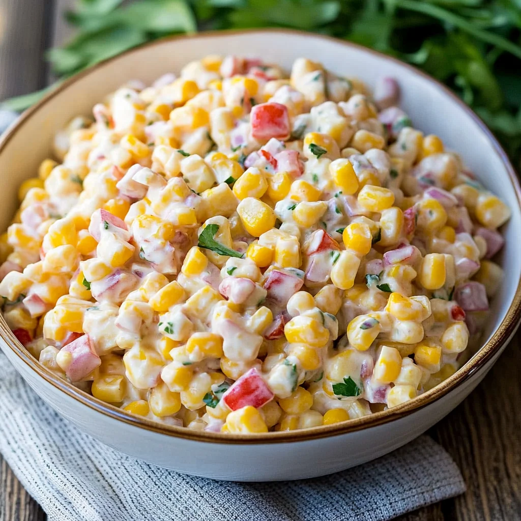 Creamy Corn Salad Recipe
