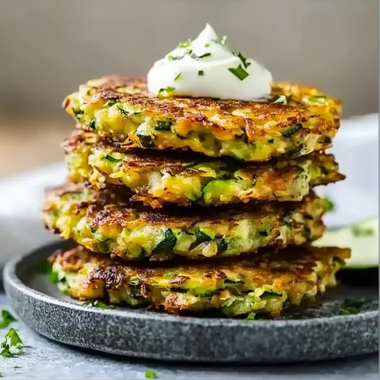 Crispy Zucchini Fritters