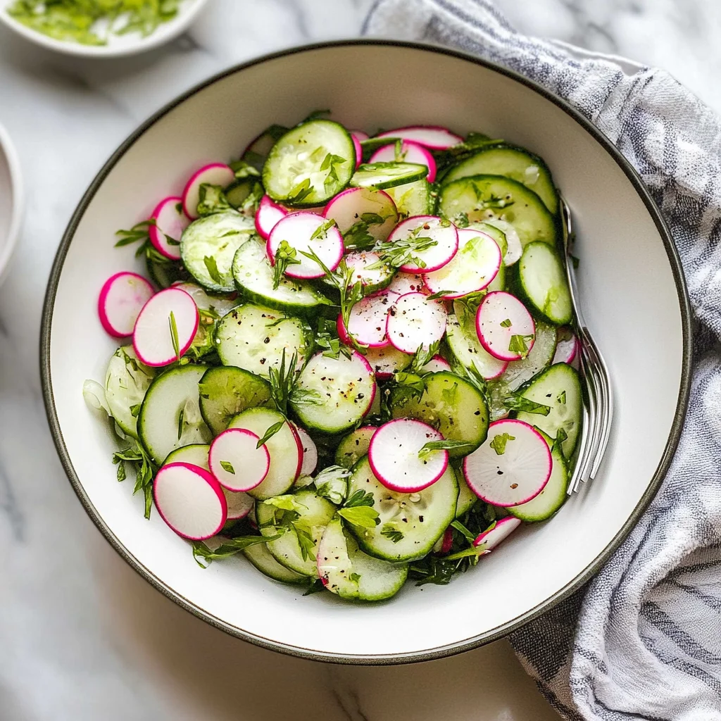 Cucumber Radish Salad