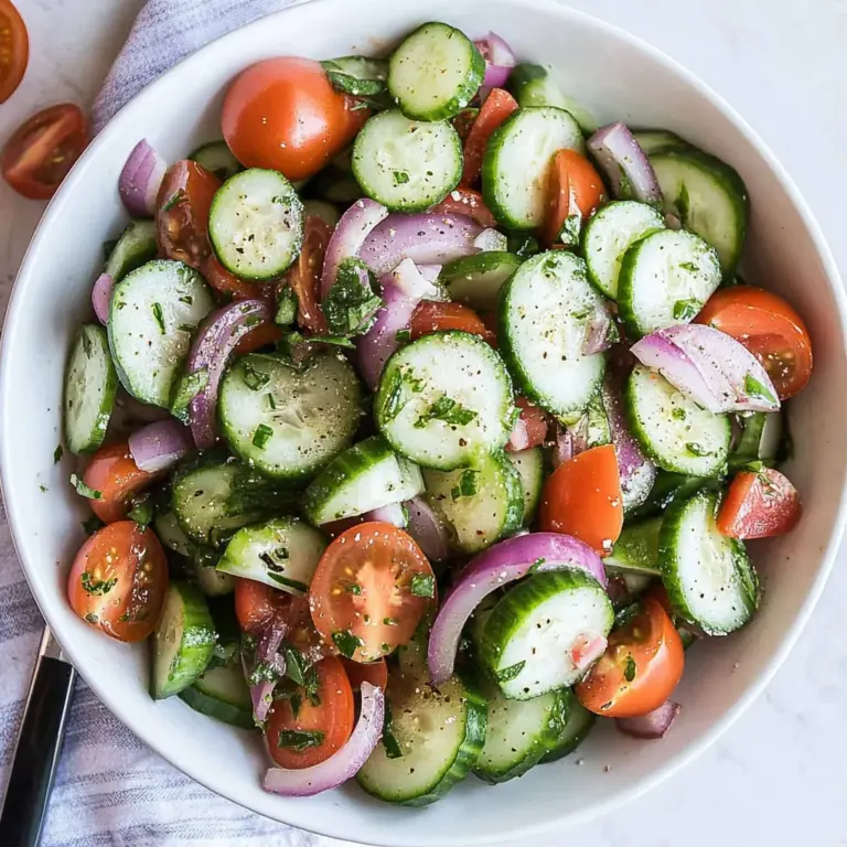 Cucumber Tomato Salad