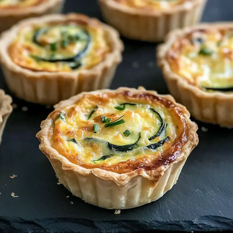 Fresh Mini Zucchini Quiche