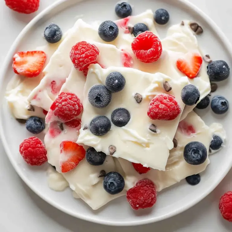 Frozen Yogurt Bark