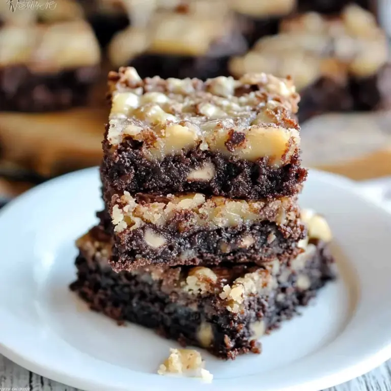 German Chocolate Brownies