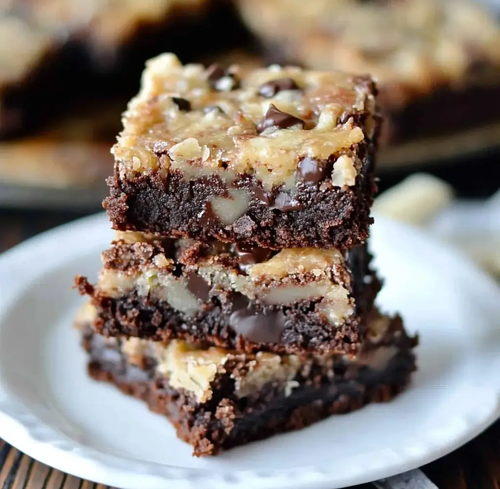 German Chocolate Brownies