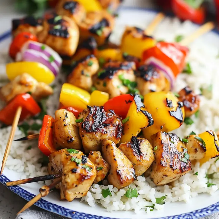 Grilled Teriyaki Chicken Kabobs