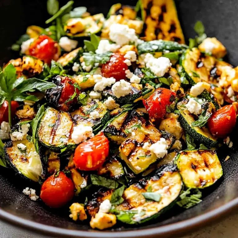 Grilled Zucchini Salad