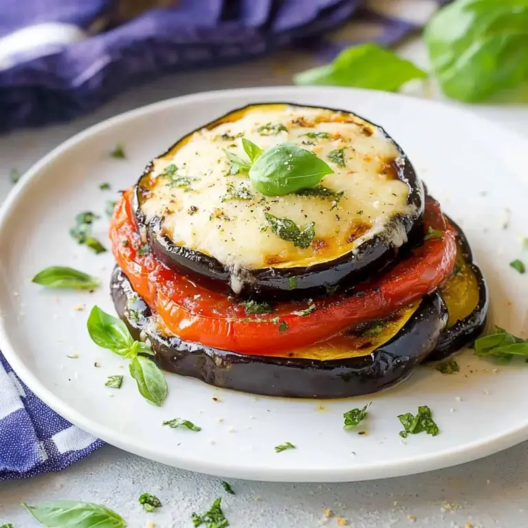 Grilled Zucchini & Eggplant Parmesan Recipe {Vegetarian}