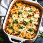 Ground Beef Zucchini Casserole