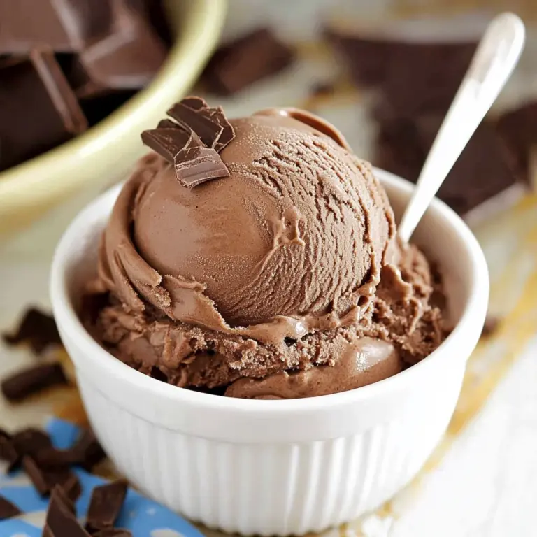 Homemade Chocolate Ice Cream Recipe