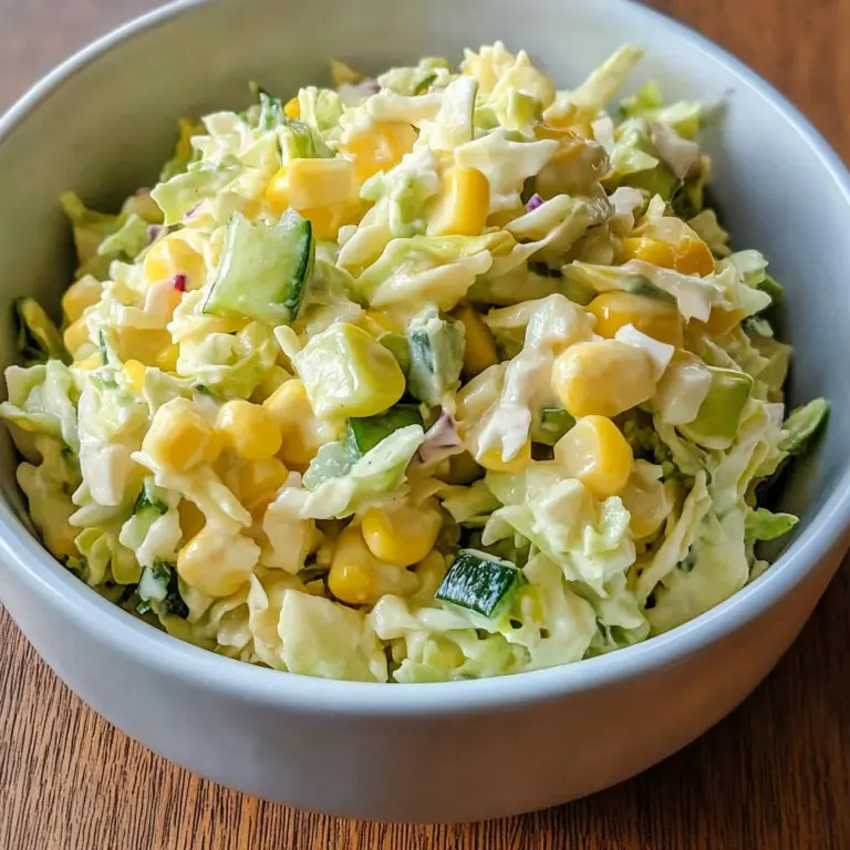 Jalapeno Corn Coleslaw
