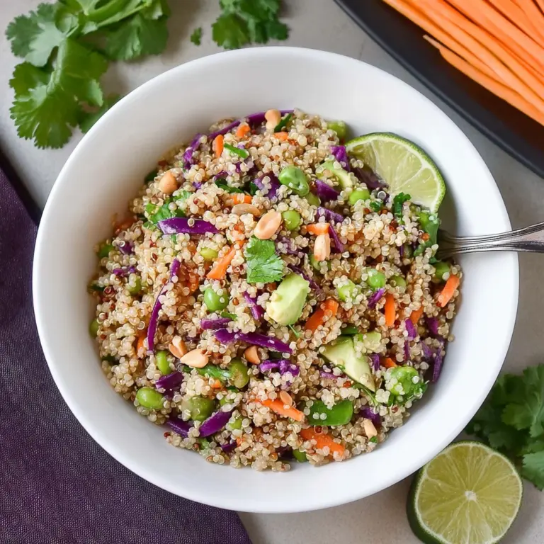Make-Ahead Asian Quinoa Salad