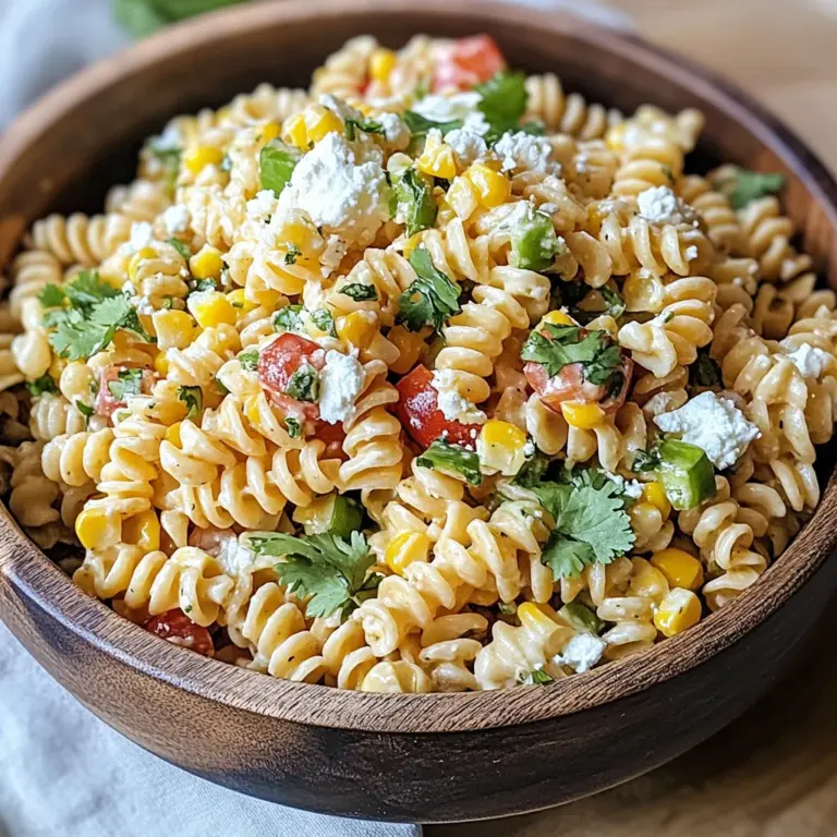 Mexican Street Corn Pasta Salad