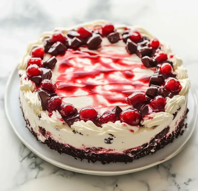 No Bake Black Forest Icebox Cake