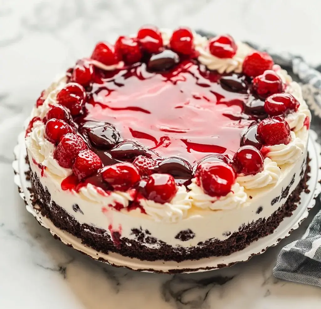 No Bake Black Forest Icebox Cake
