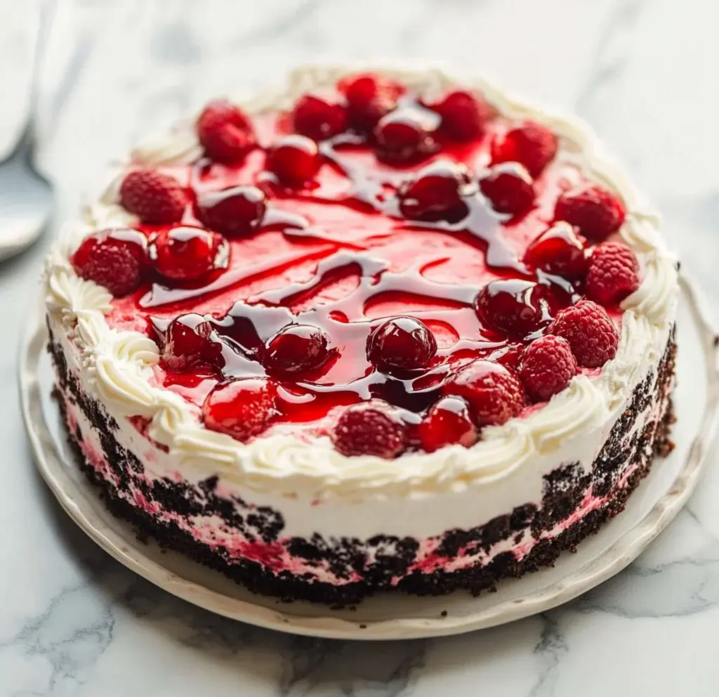 No Bake Black Forest Icebox Cake