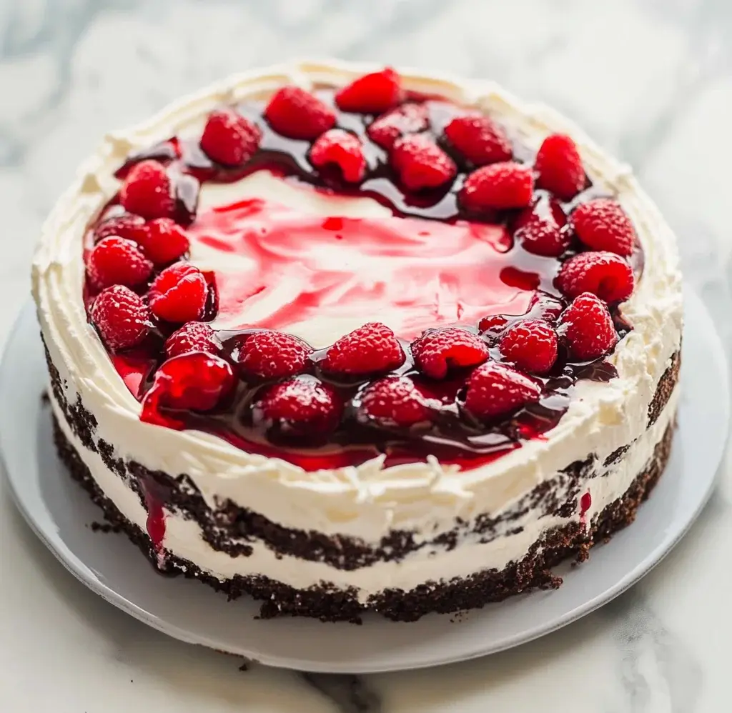 No Bake Black Forest Icebox Cake
