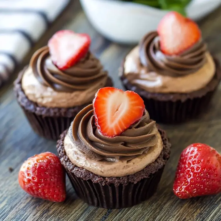 No Bake Mini Chocolate Cheesecakes