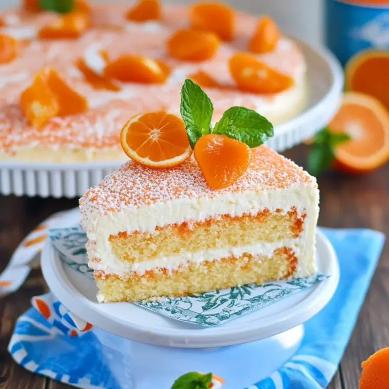Orange Creamsicle Cake