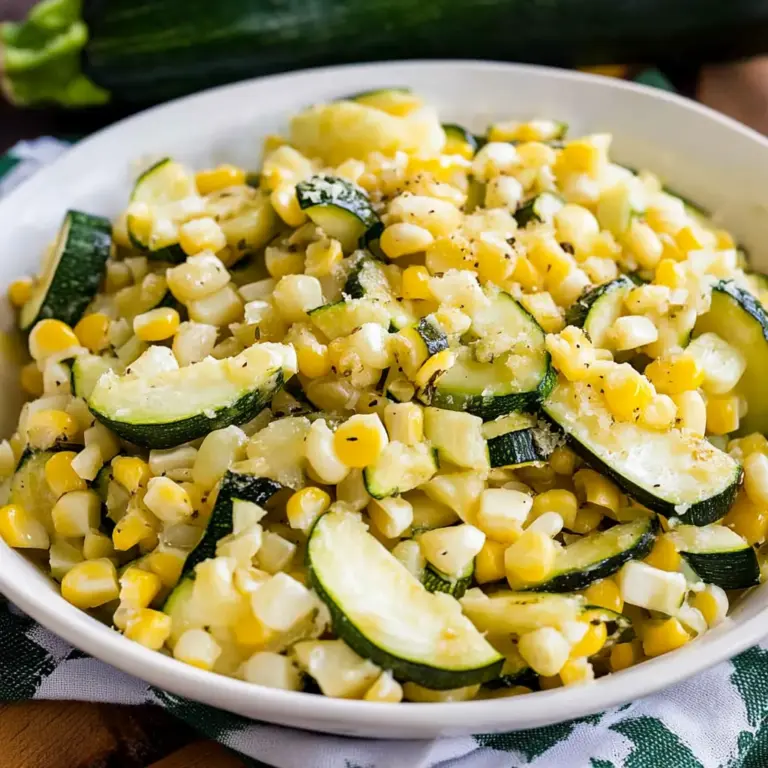 Parmesan Zucchini and Corn