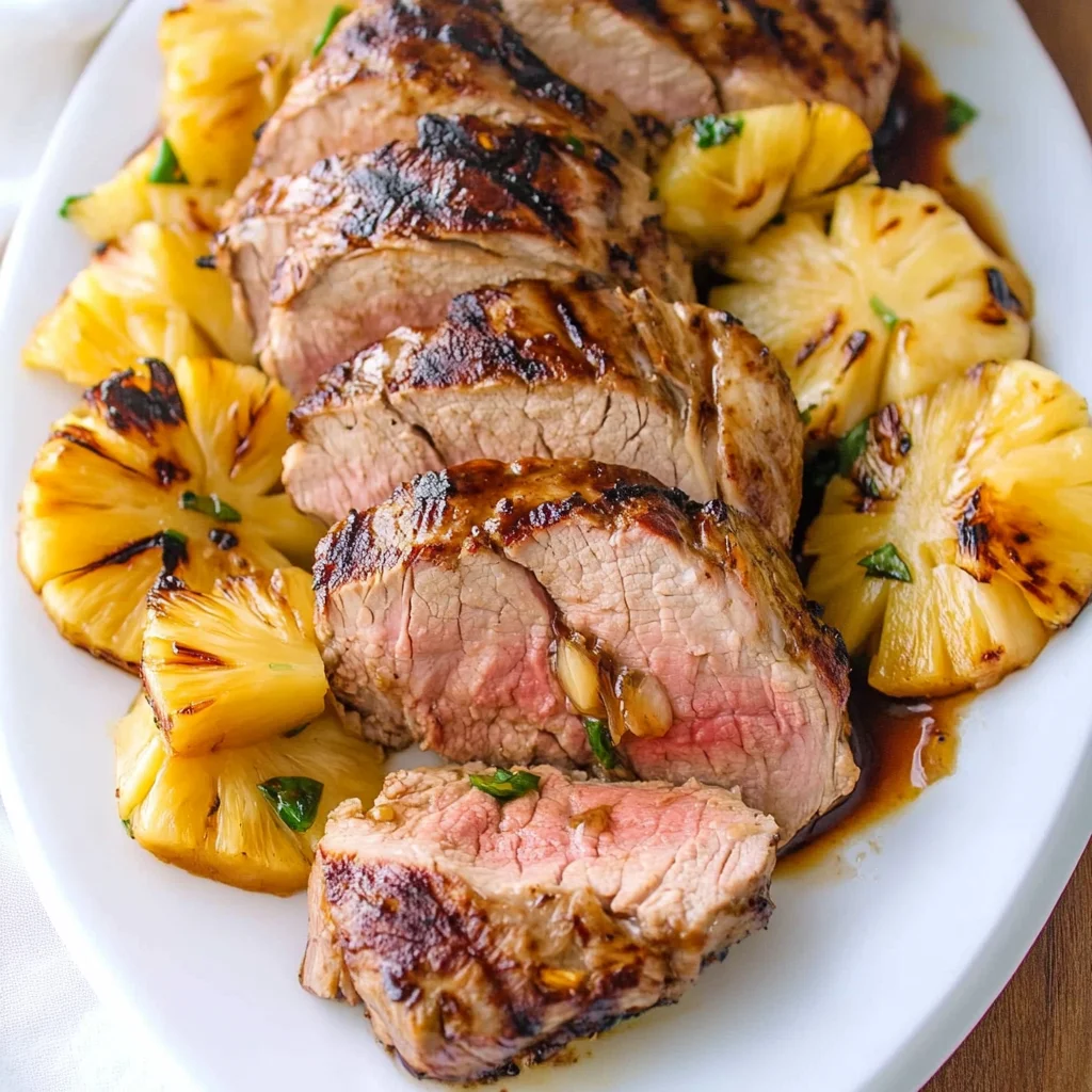 Pineapple beef Tenderloin