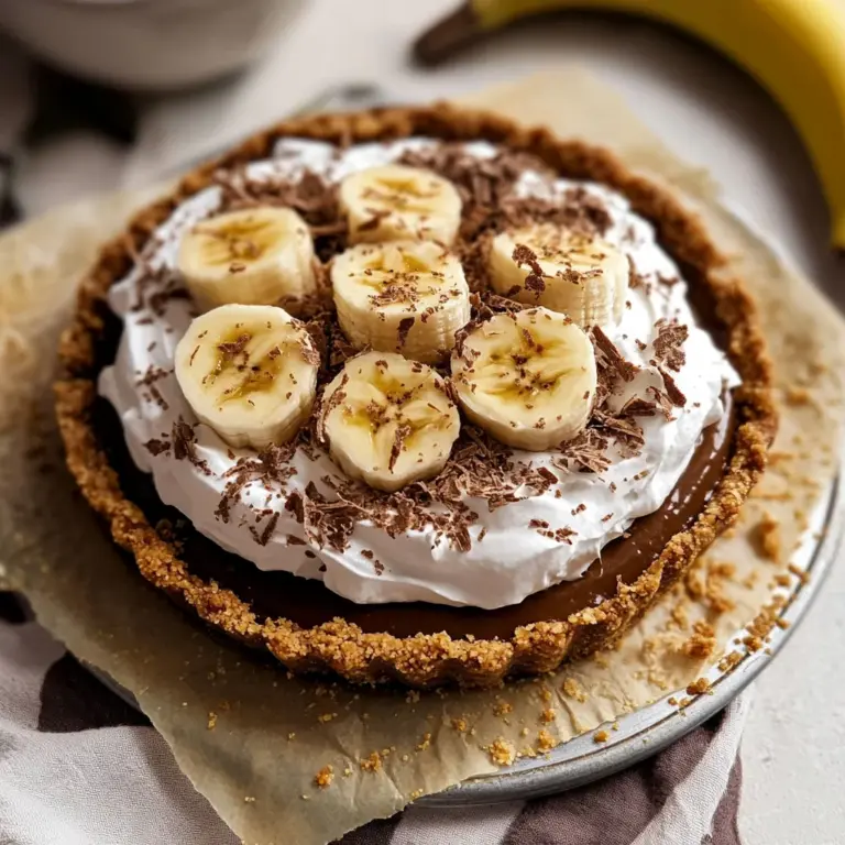 Simple Vegan Banoffee Pie
