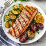 5 Ingredient Marinated Grilled Salmon