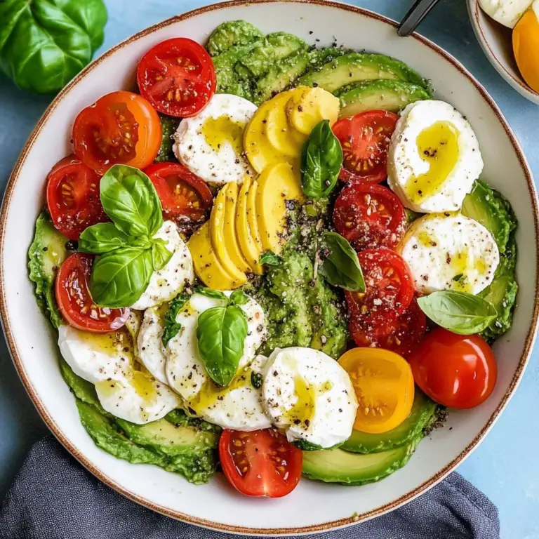 Avocado Caprese Salad