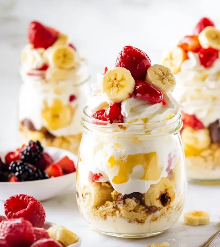 Banana Split Trifles