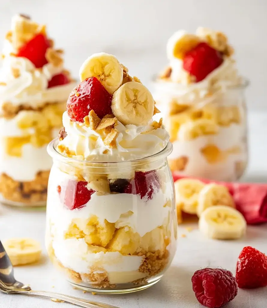 Banana Split Trifles