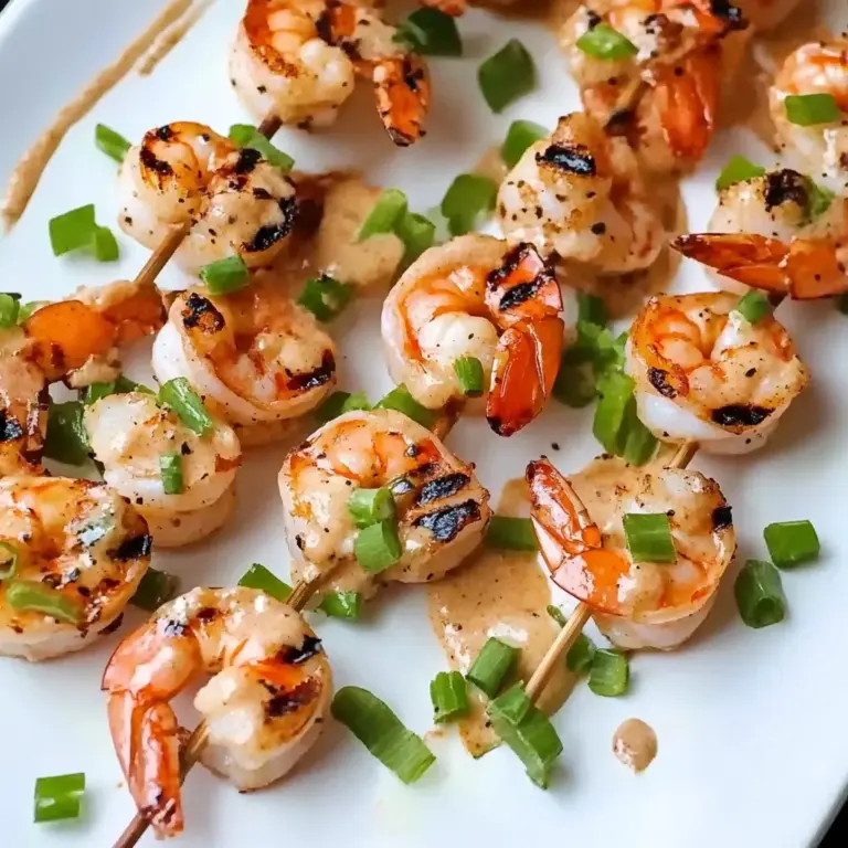 Bangin' Grilled Shrimp Skewers