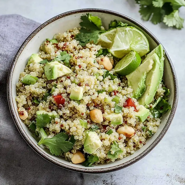 Cilantro Lime Quinoa Salad