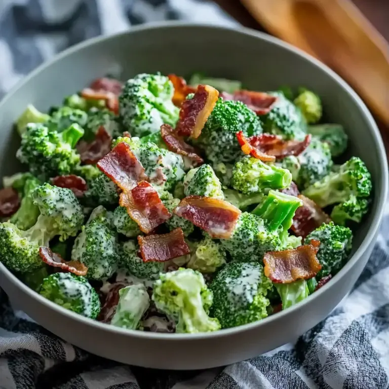 Classic Turkey Bacon Broccoli Salad Recipe